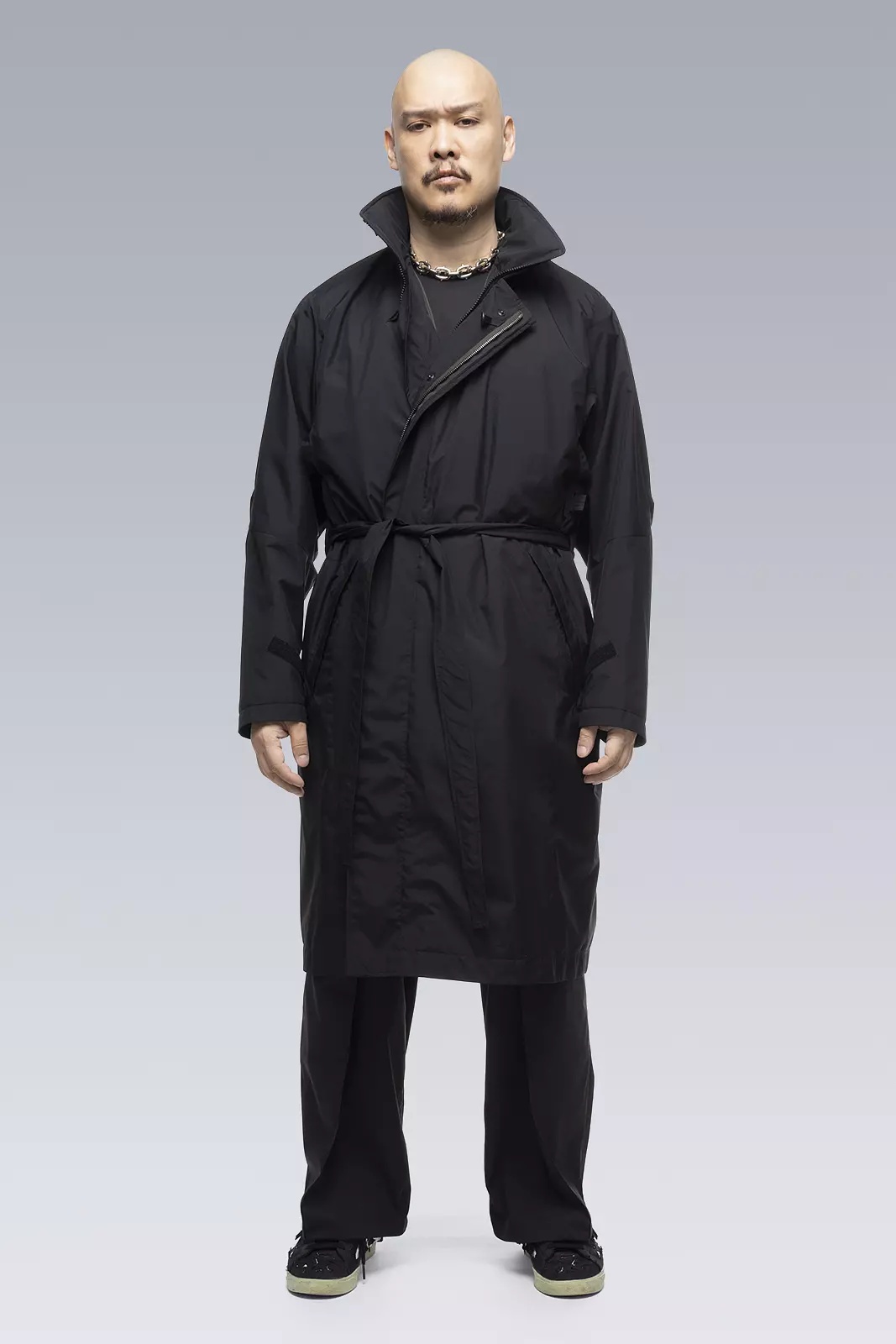 J99U-WS 2L Gore-Tex Infinium™ Windstopper® Coat Black