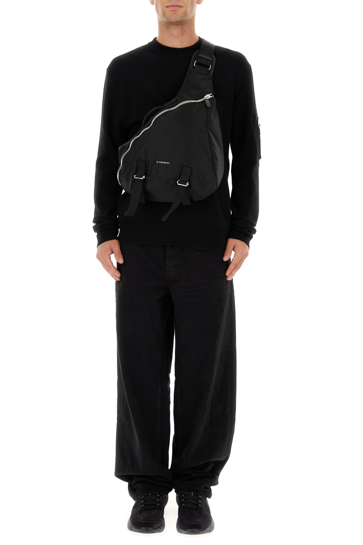 Black wool sweater - 6