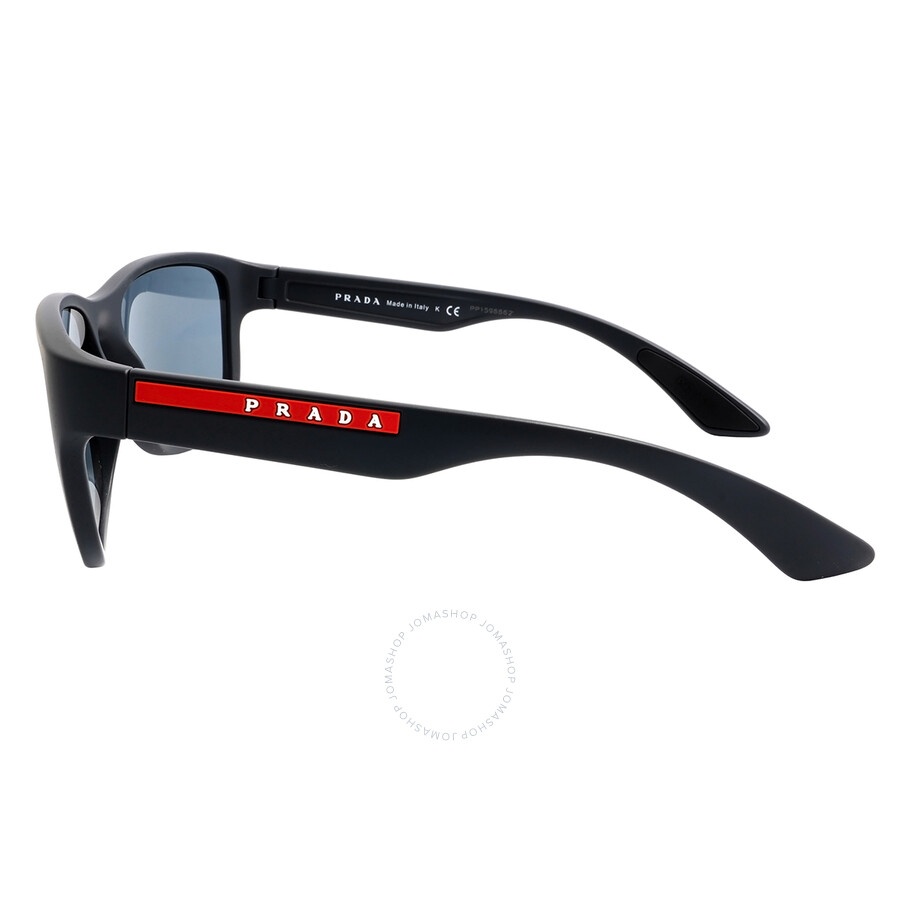 Prada Linea Rossa Grey Mirror Square Men's Sunglasses PS 01US UFK5L0 59 - 4