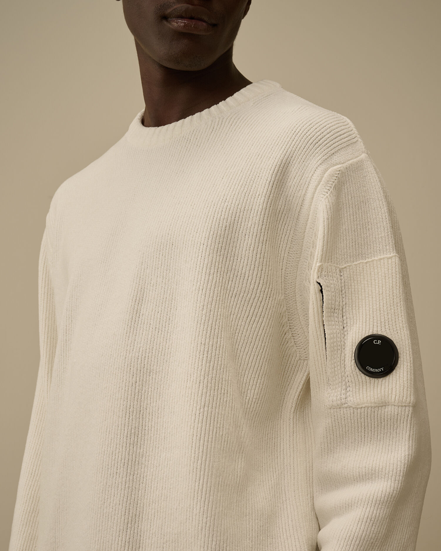 Cotton Chenille Crewneck Sweater - 5