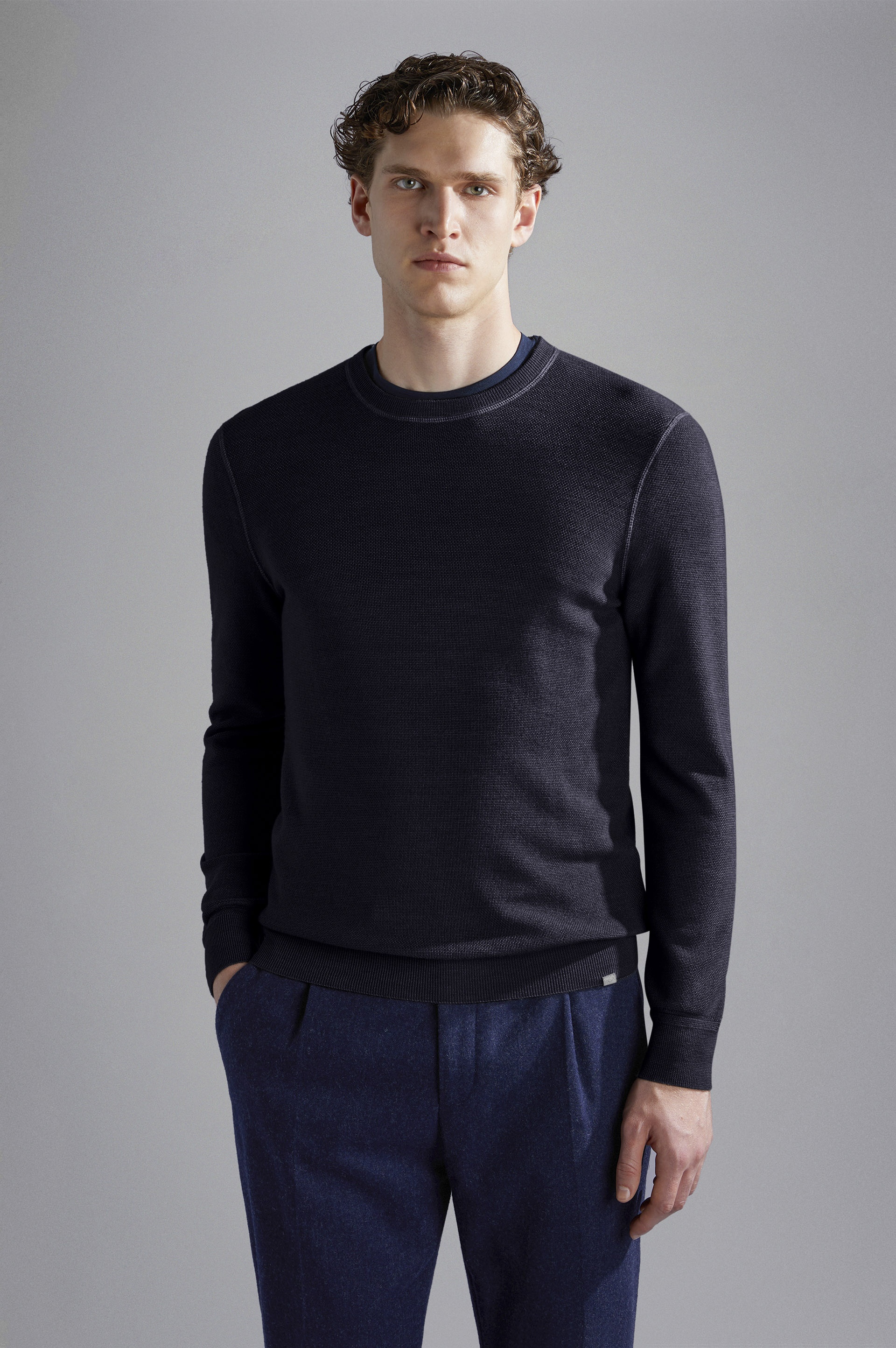 GARMENT DYED WOOL SWEATER - 6