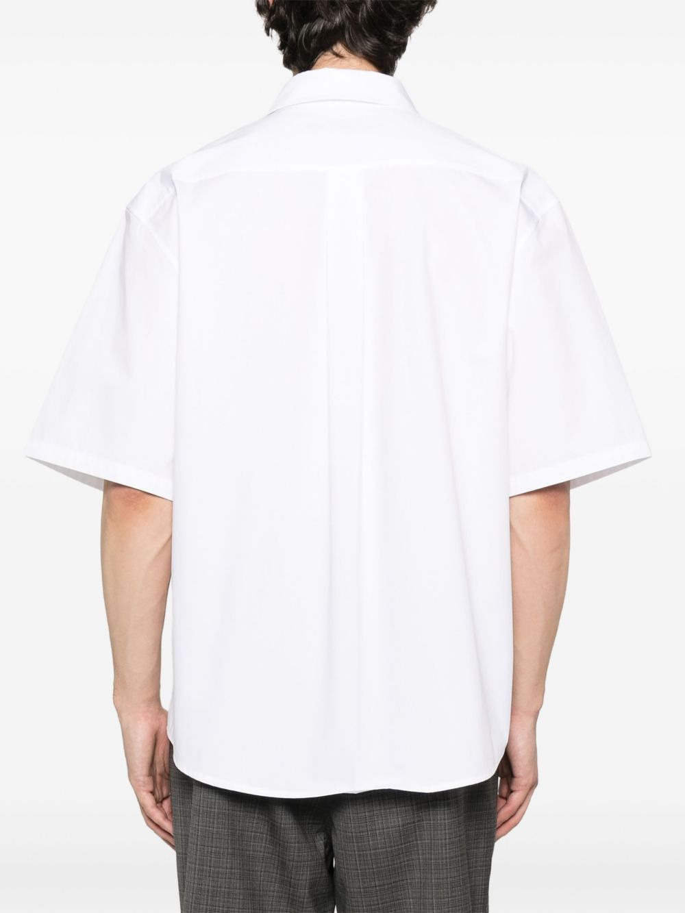 logo-detail short-sleeve shirt - 4