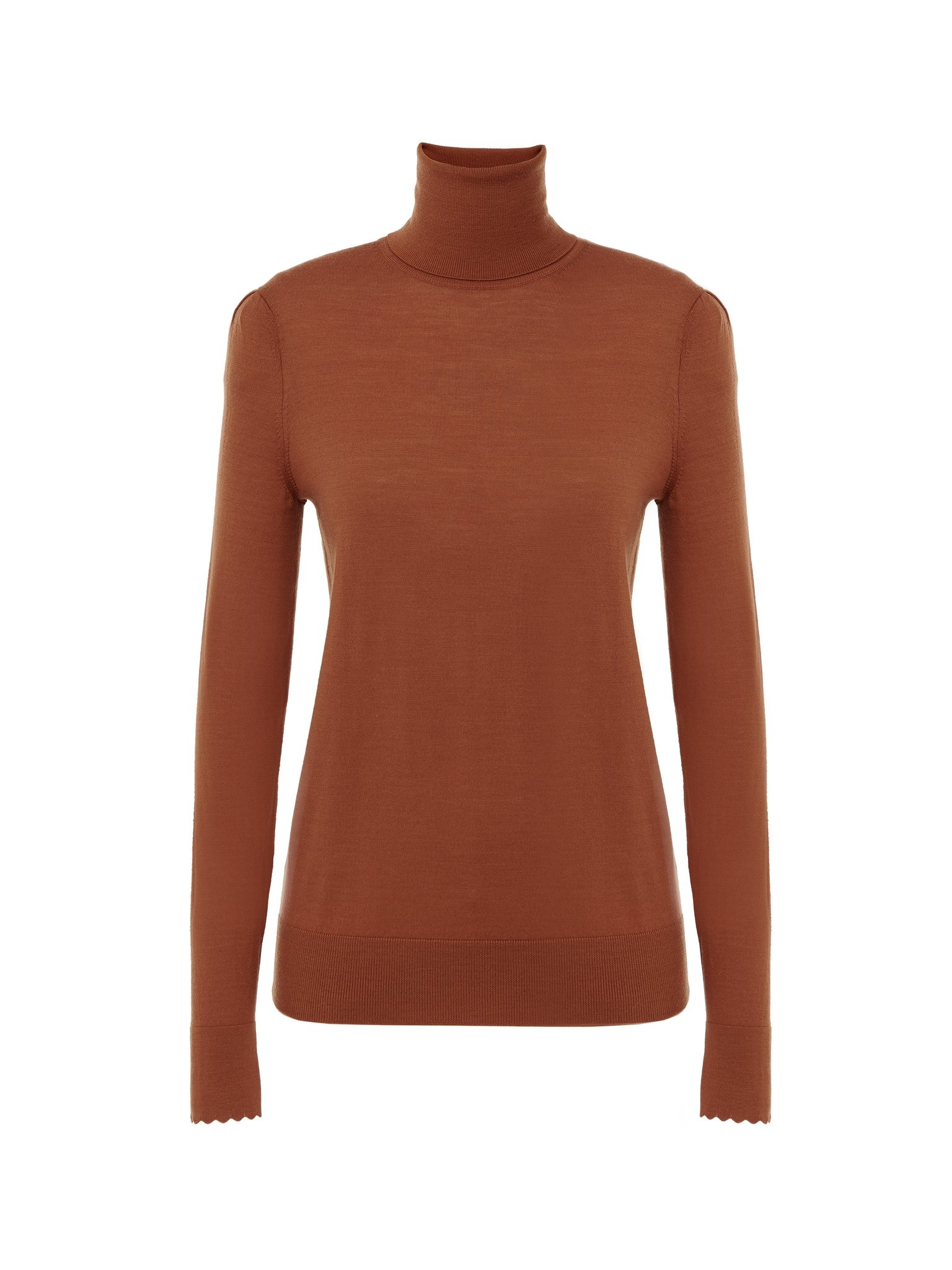 FITTED TURTLENECK JUMPER - 1