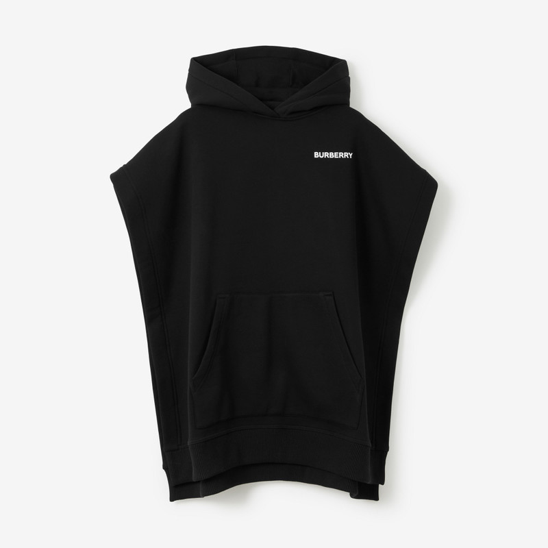 Coordinates Print Cotton Blend Hooded Poncho 1