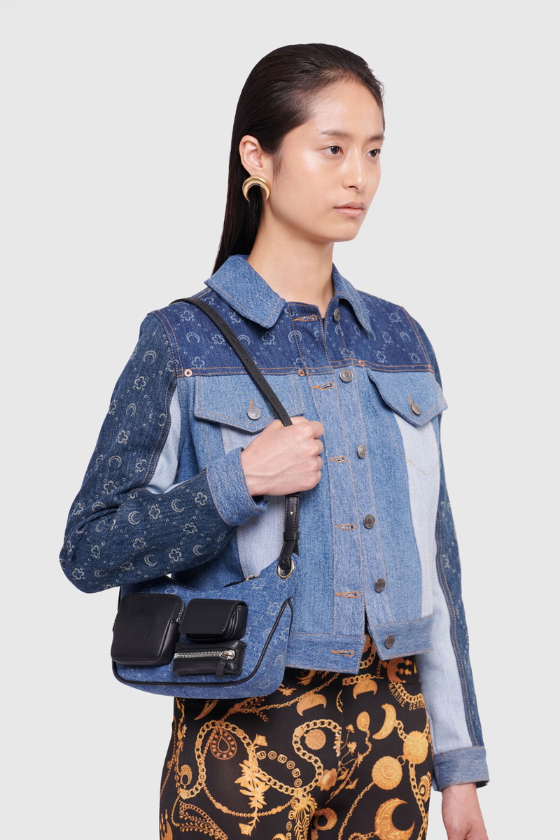 Marine Serre Denim Moonogram Jacket outlook