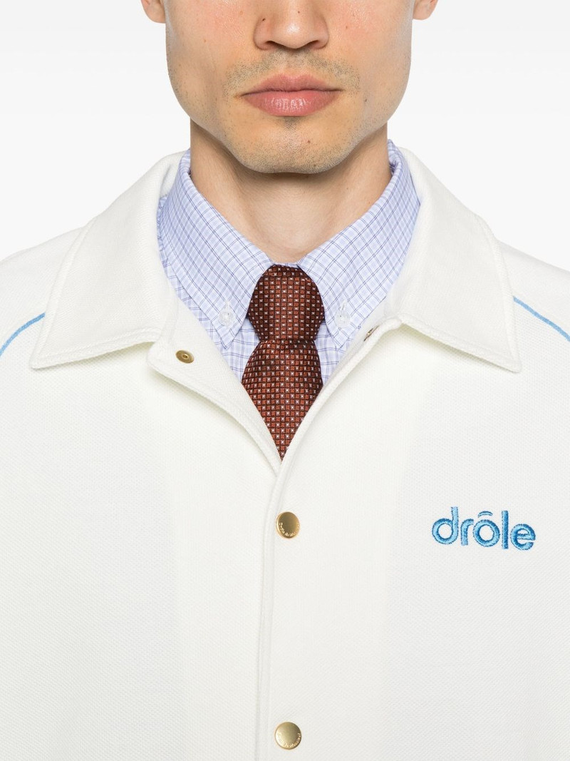 Drôle de Monsieur Polo shirt with logo outlook