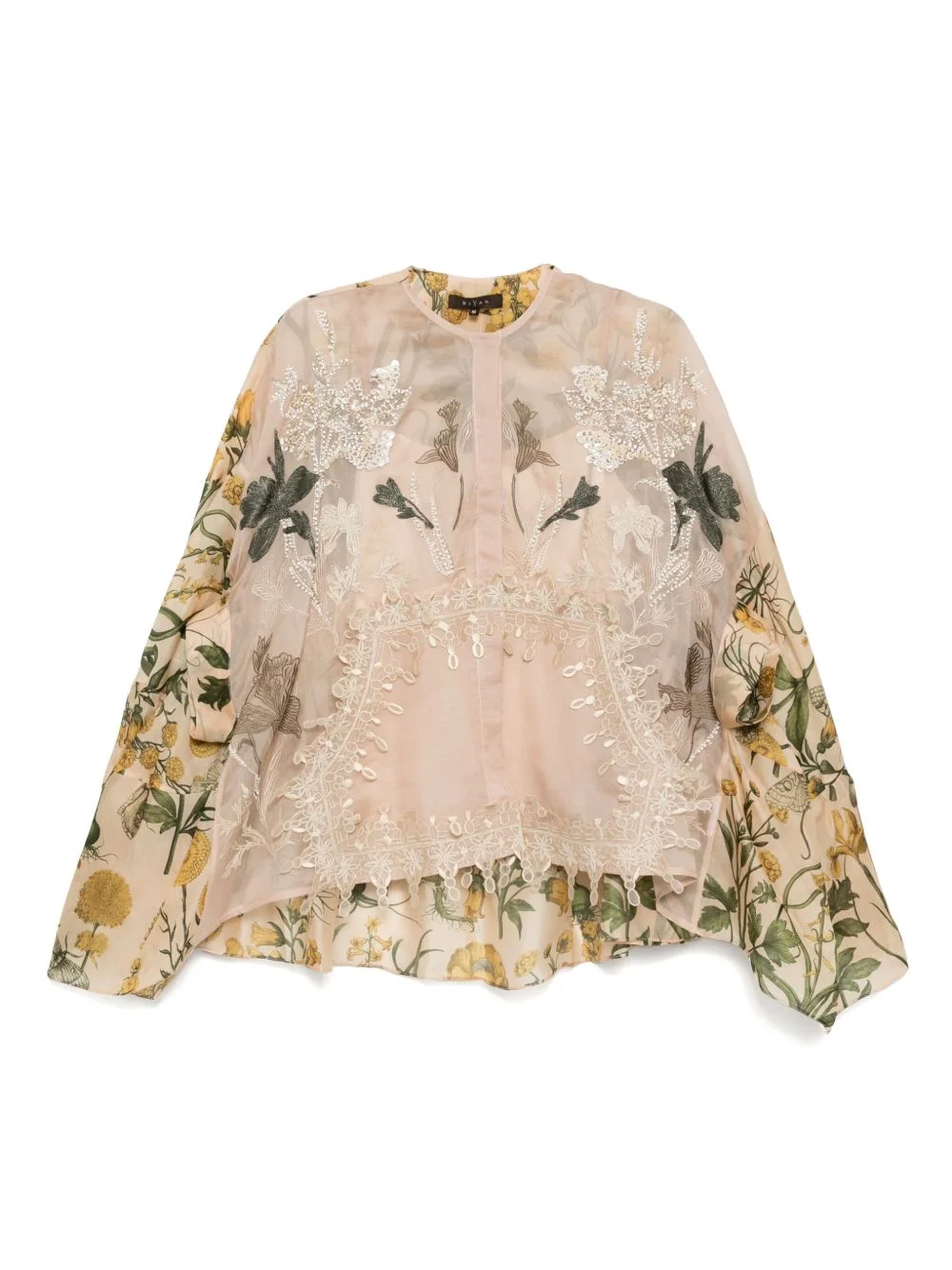 embroidered blouse - 1