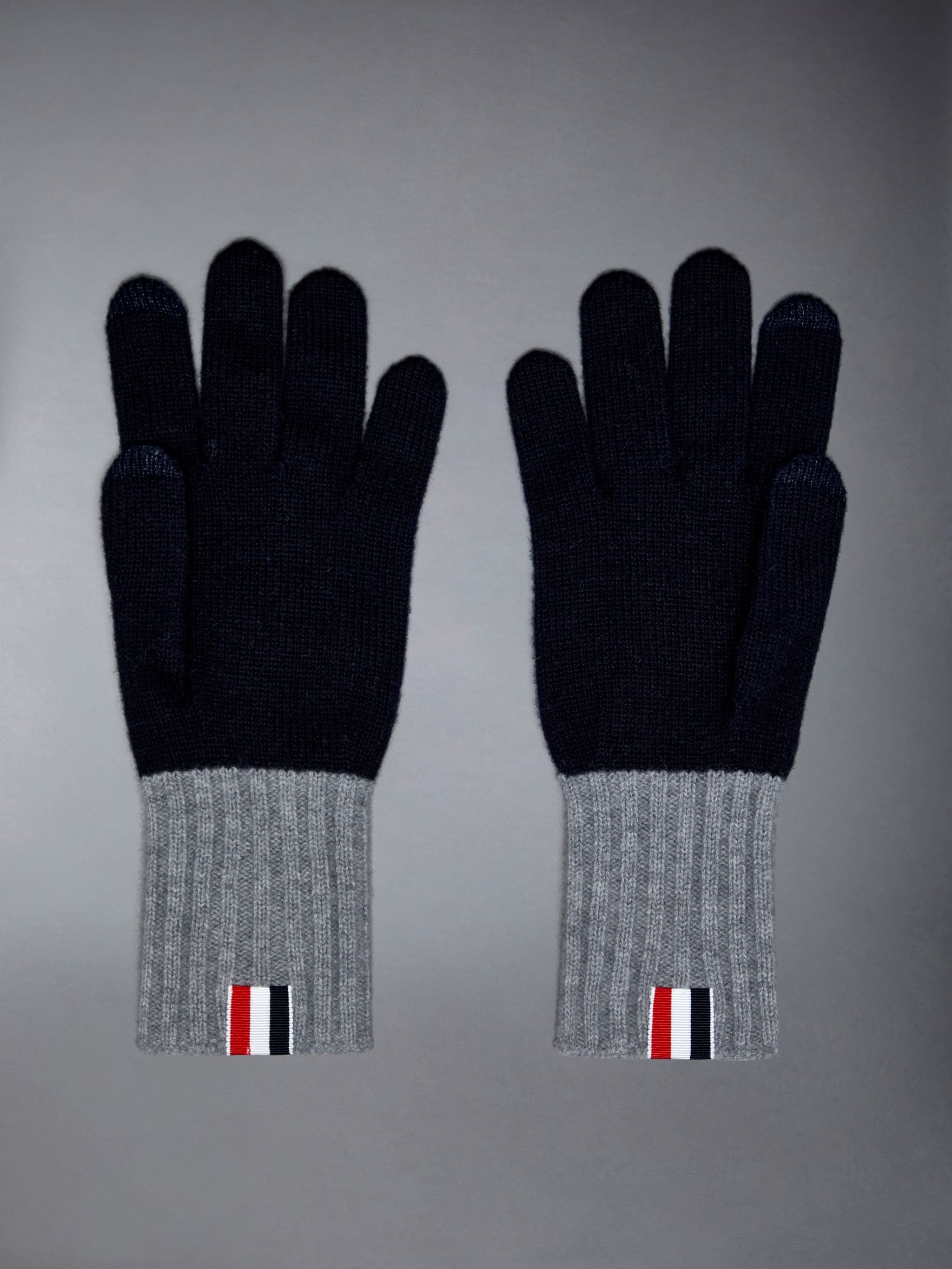 Merino Wool Jersey Paper Label Touchscreen Gloves - 2