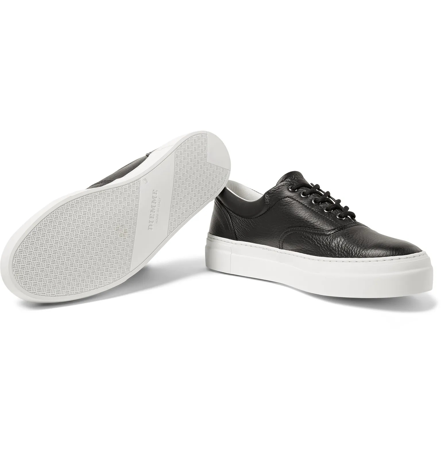 Iseo Textured-Leather Sneakers - 3