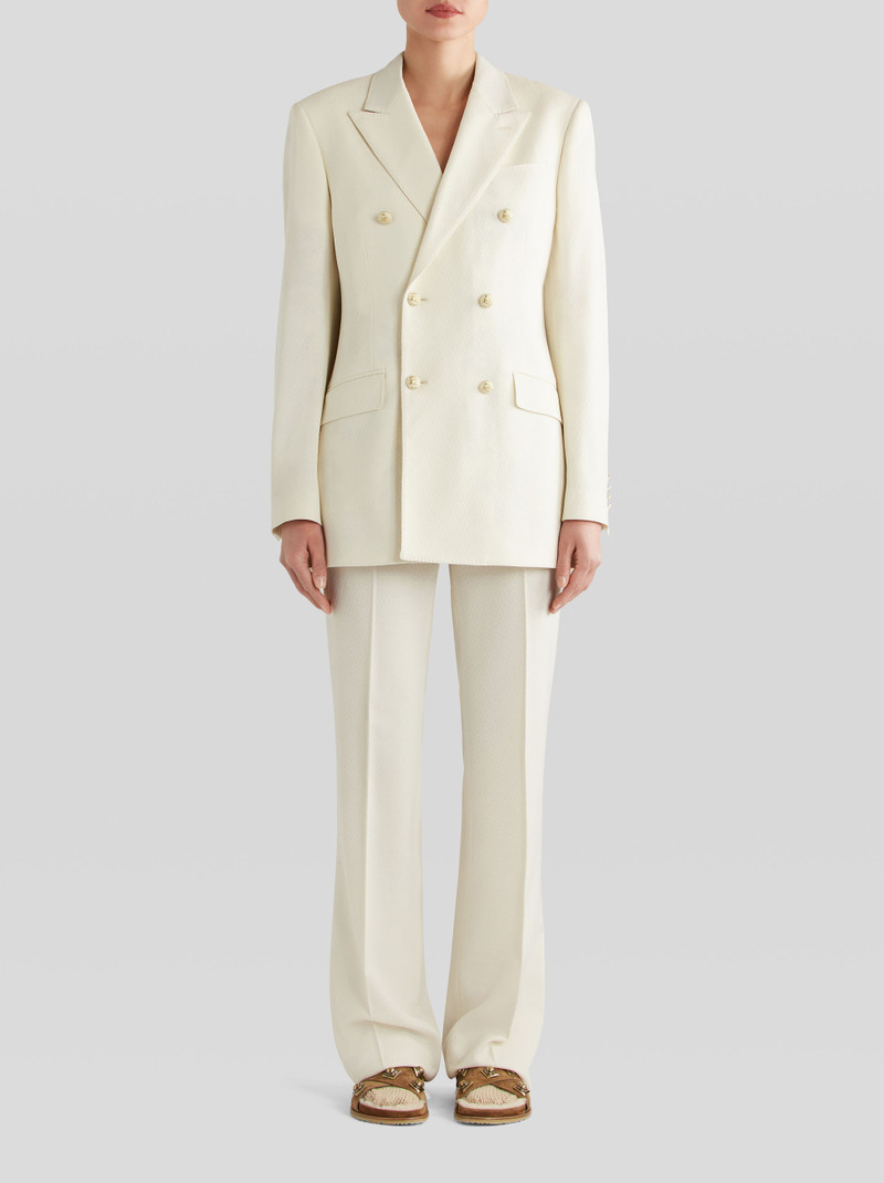 Etro DOUBLE-BREASTED WOOL JACQUARD JACKET outlook