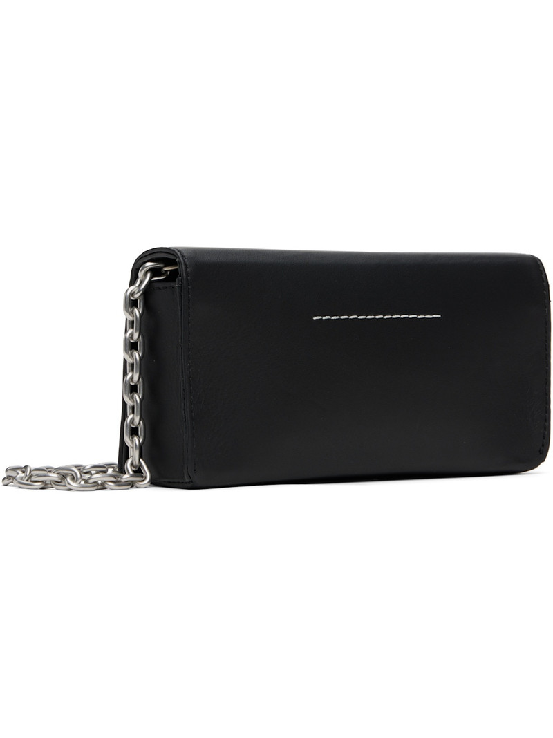 Black Numeric Chain Wallet Bag 3