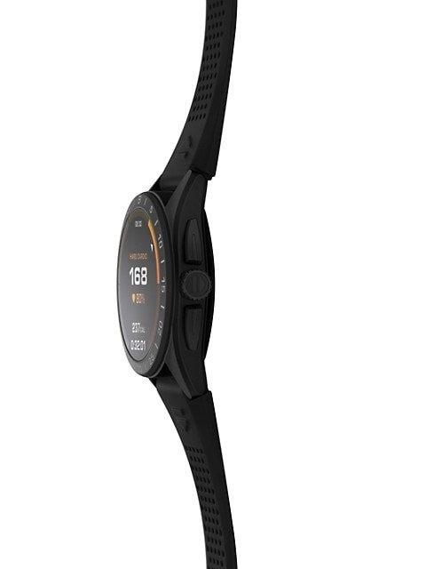 Connected Calibre E4 Titanium & Rubber Smart Watch/45MM - 4