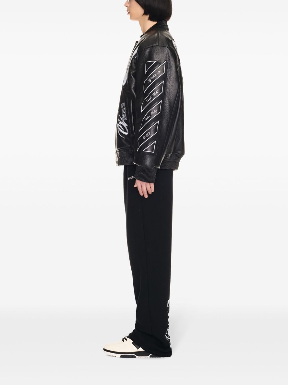 patchwork bomber jacket - 3