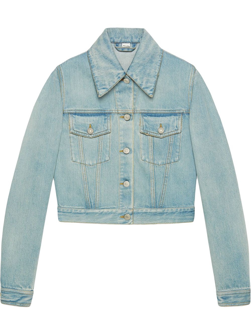 Denim jacket with patches - 1