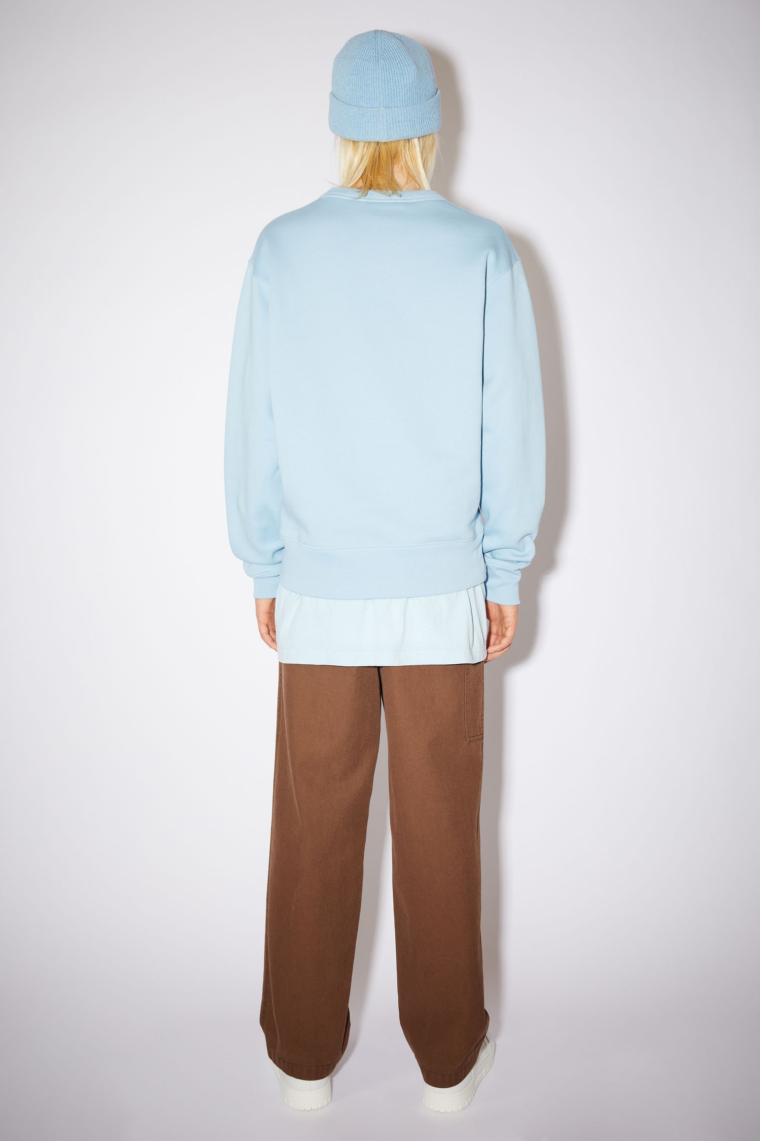 Crew neck sweatshirt - Powder blue - 3