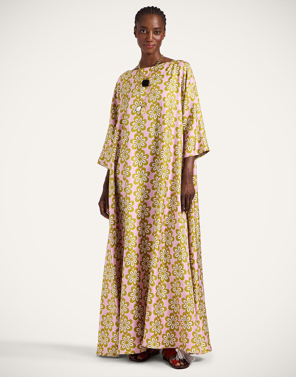 Muumuu Dress Round Neck - 6