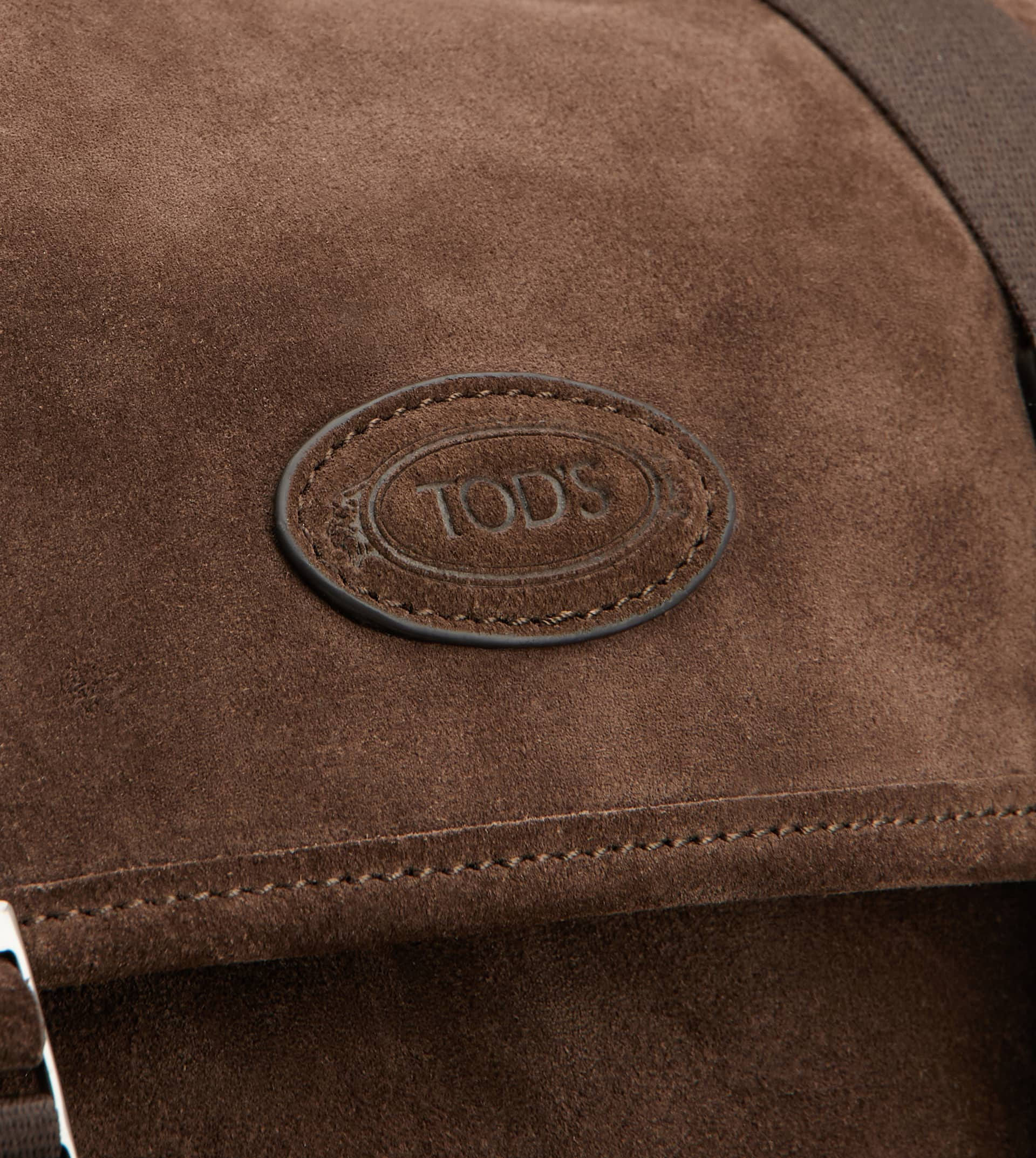 BACKPACK IN SUEDE MEDIUM - BROWN - 5