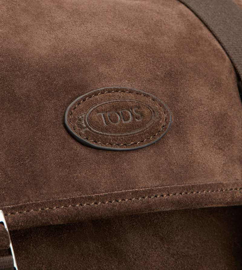 BACKPACK IN SUEDE MEDIUM - BROWN 5