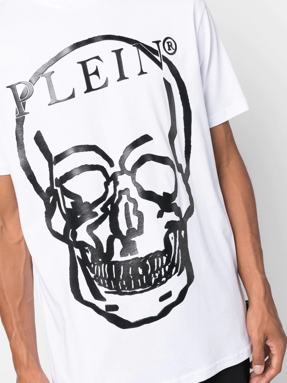 skull-print short-sleeved T-shirt - 6