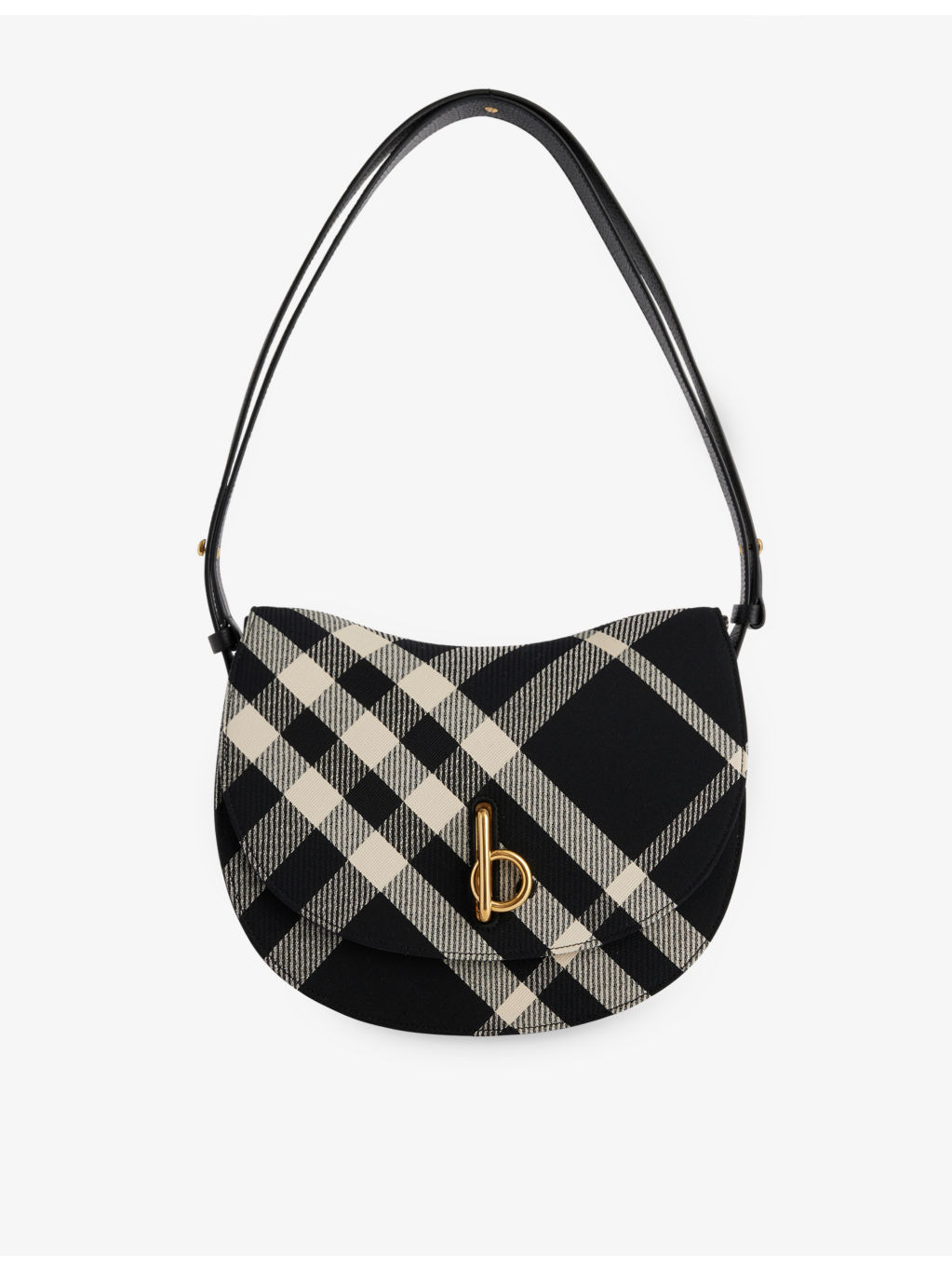 Medium Rocking Horse Woven Crossbody Bag - 1