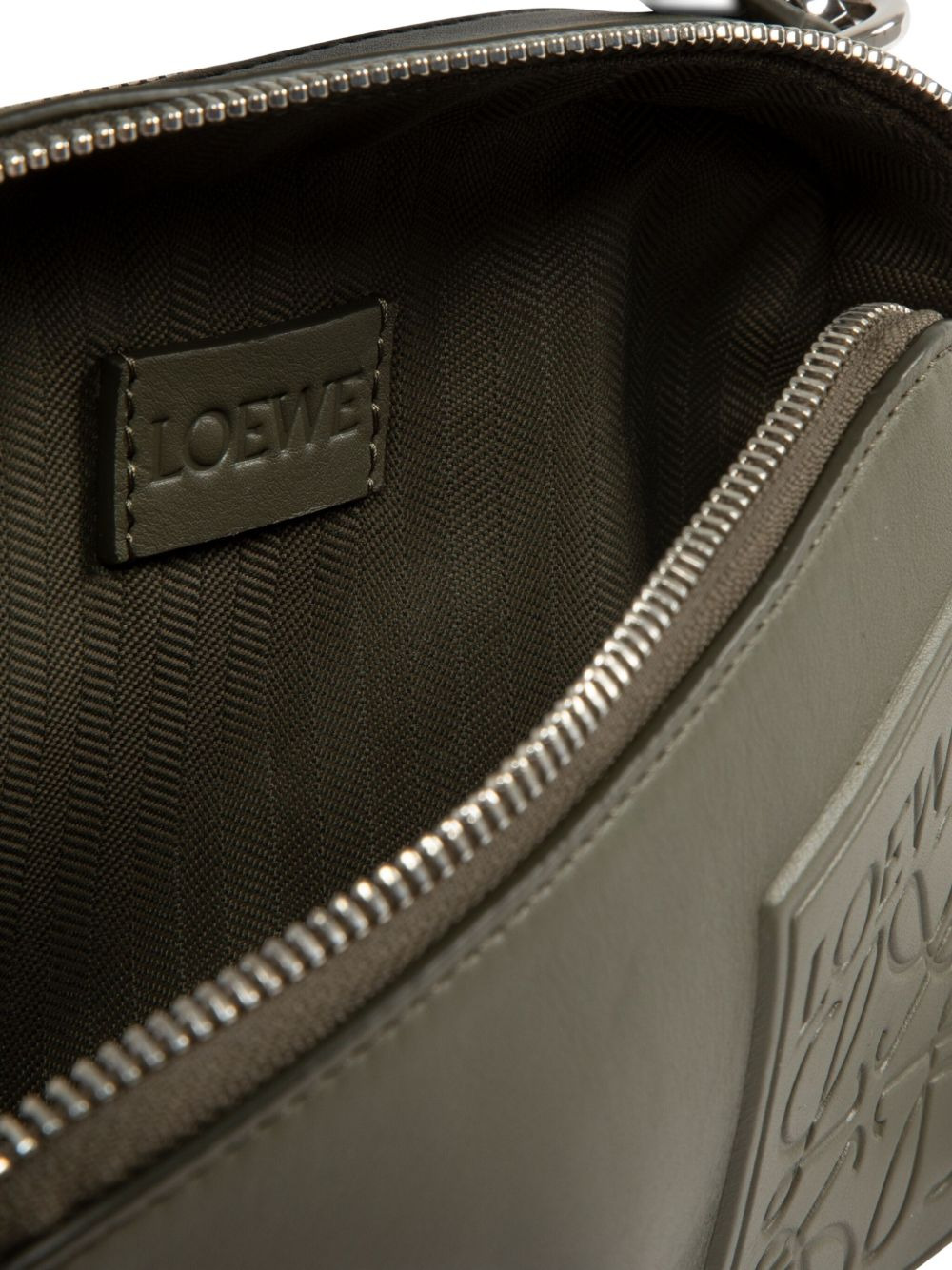 mini Anagram-debossed messenger bag - 3