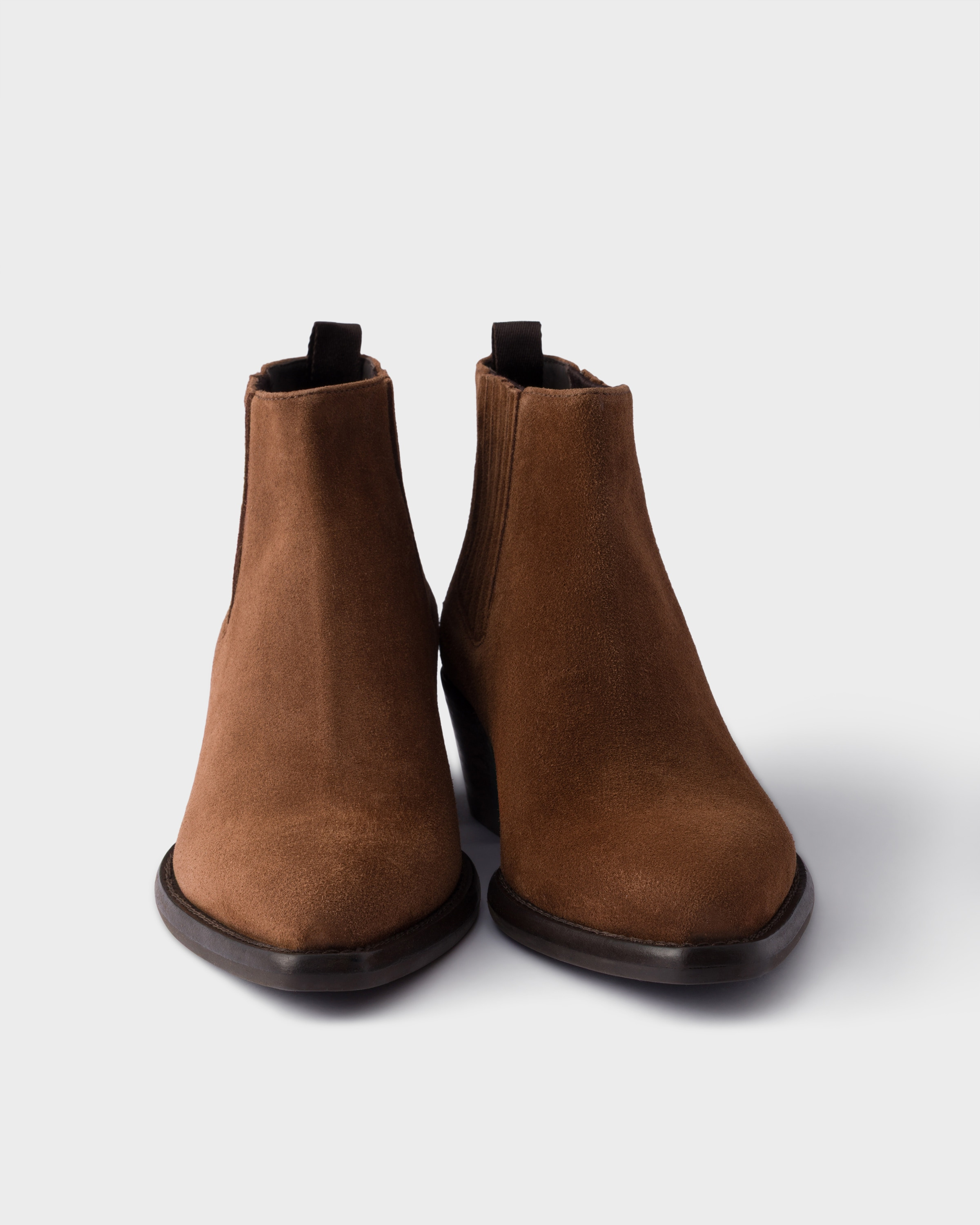 Suede booties - 6
