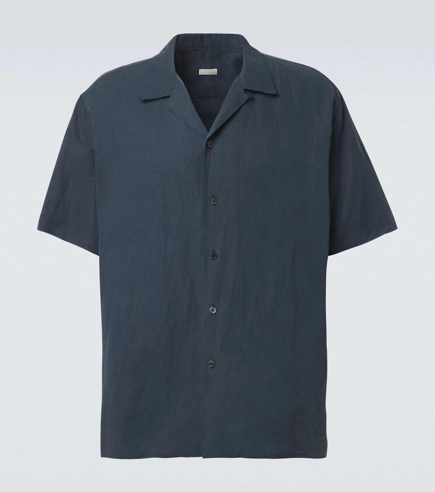 Vintage silk and linen shirt - 1