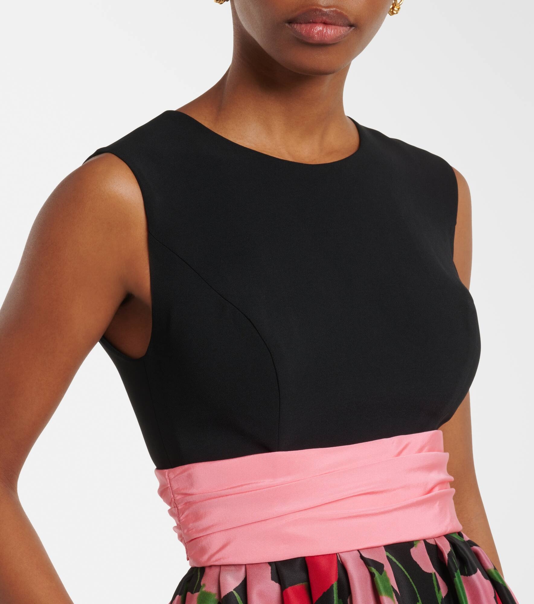 Silk midi dress - 4
