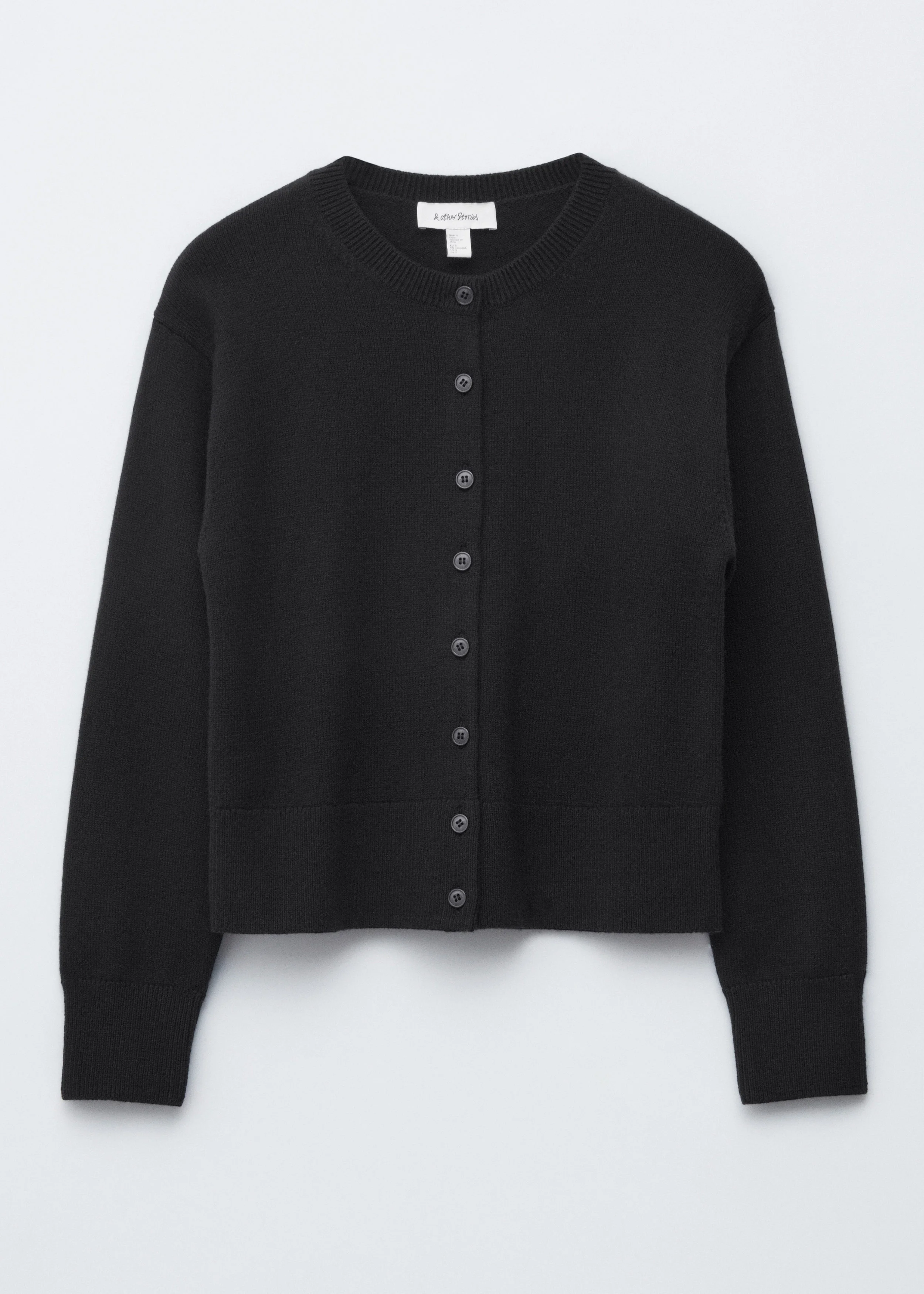Thin-Knit Cardigan - 1