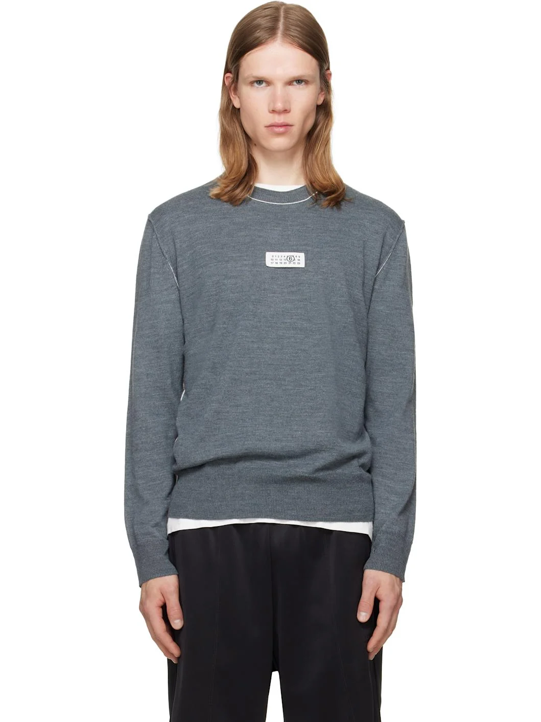 Gray Wool Sweater - 1