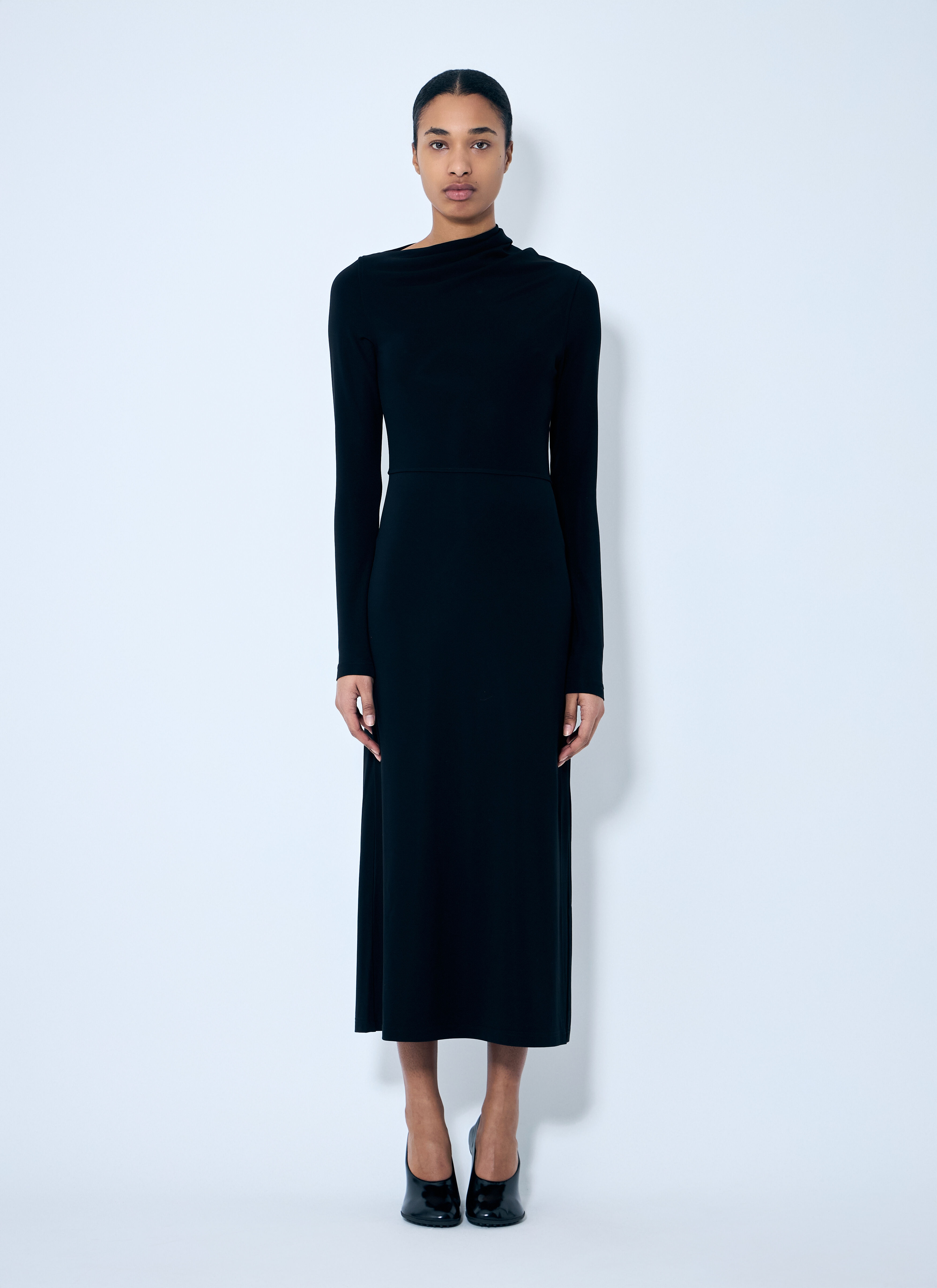 Draped Jersey Dress - 1