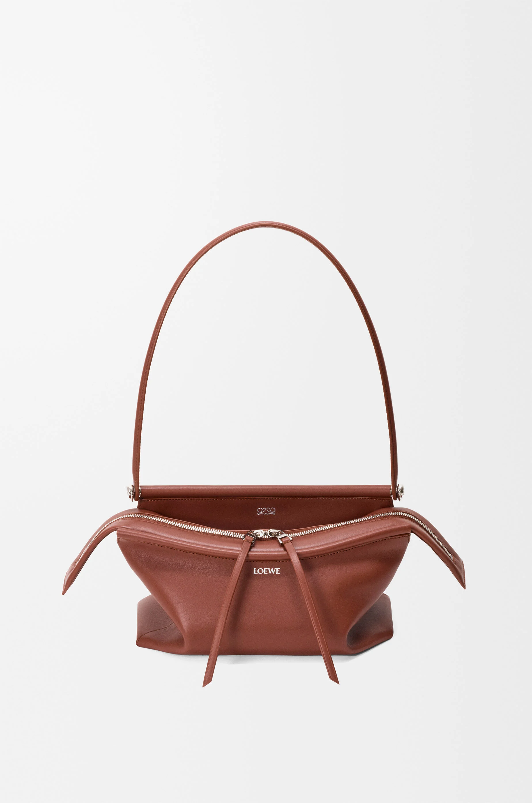 Small Whisker bag in glazed calfskin - 1
