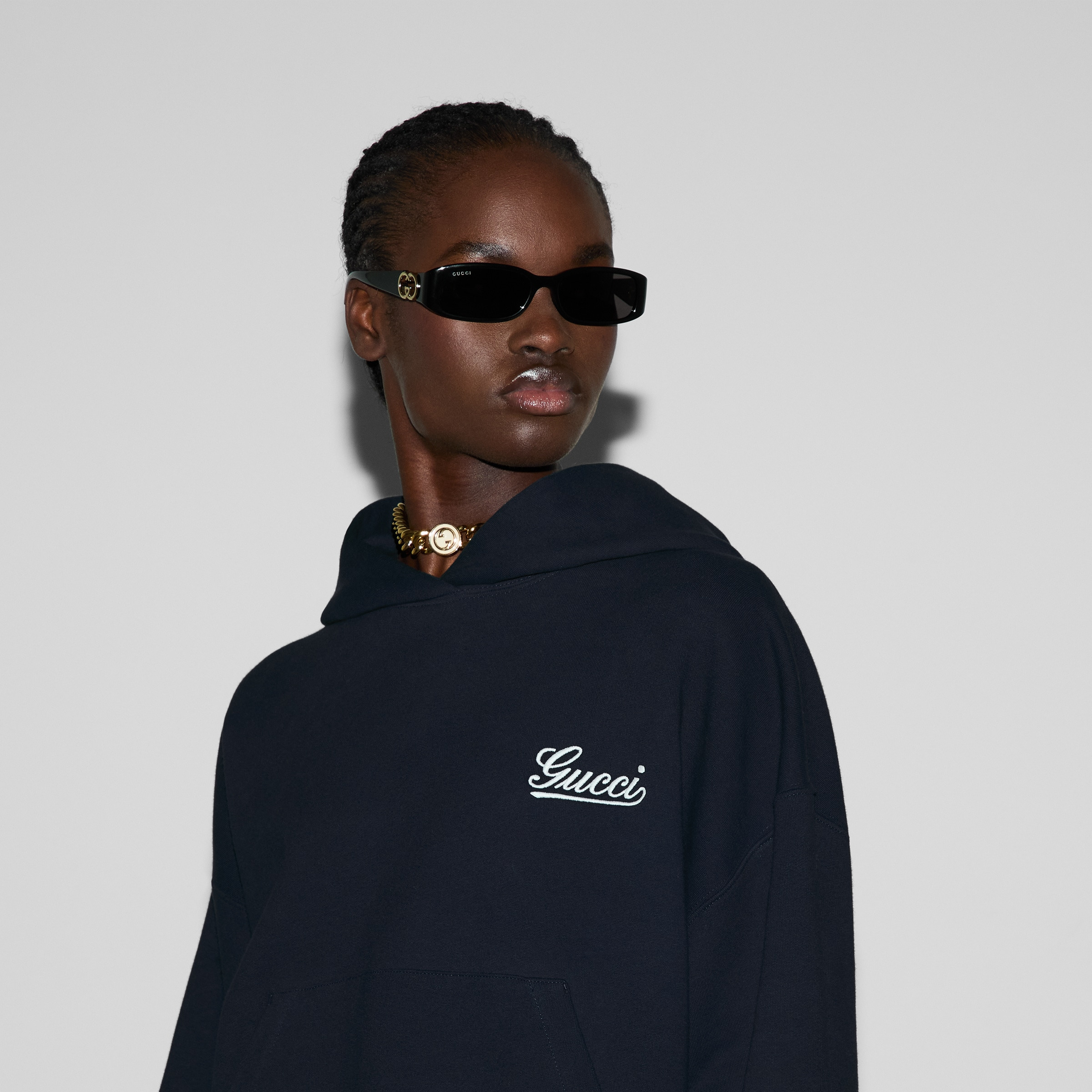 Cotton jersey hooded sweatshirt - 5