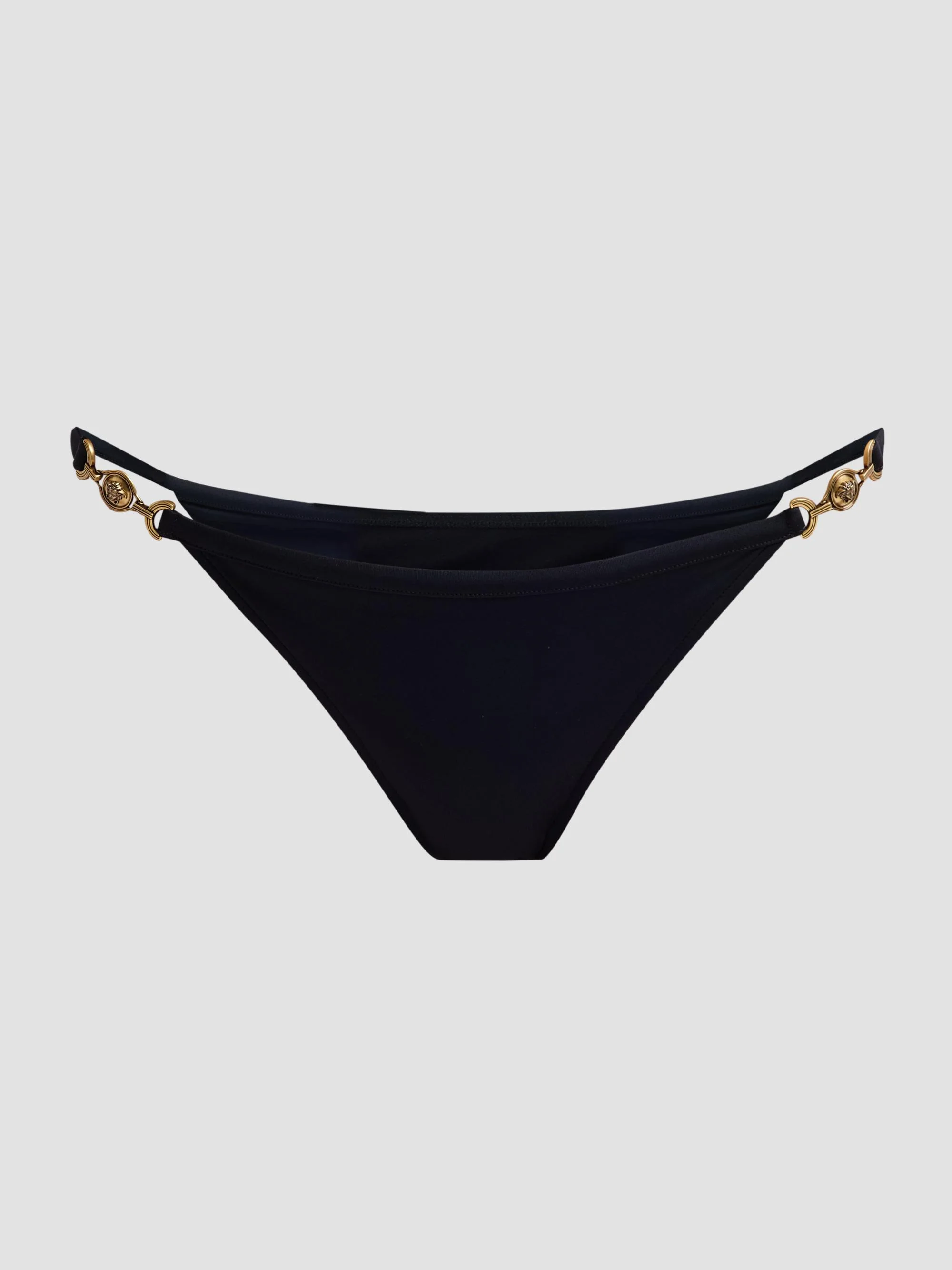 Women's Medusa Head Hardware Bikini Bottom - Black - 1