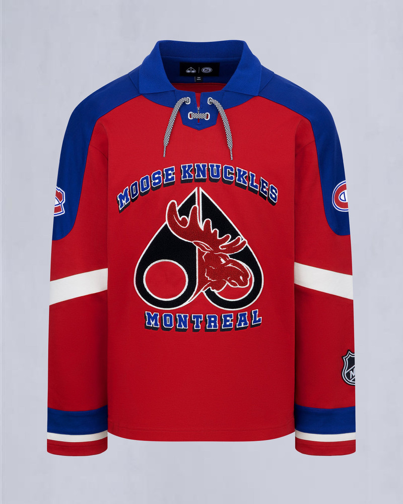 NHL X MOOSE KNUCKLES CANADIENS POLO 1