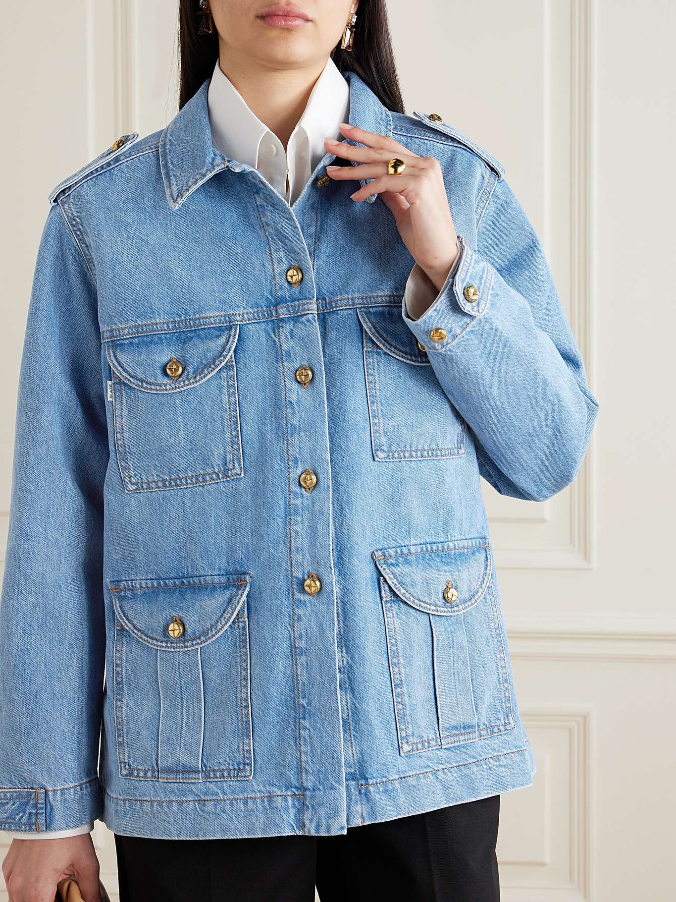 Narida Maya oversized denim jacket - 3