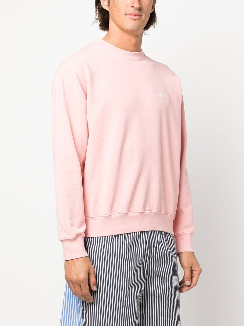Sporty & Rich embroidered-logo crew-neck sweatshirt outlook