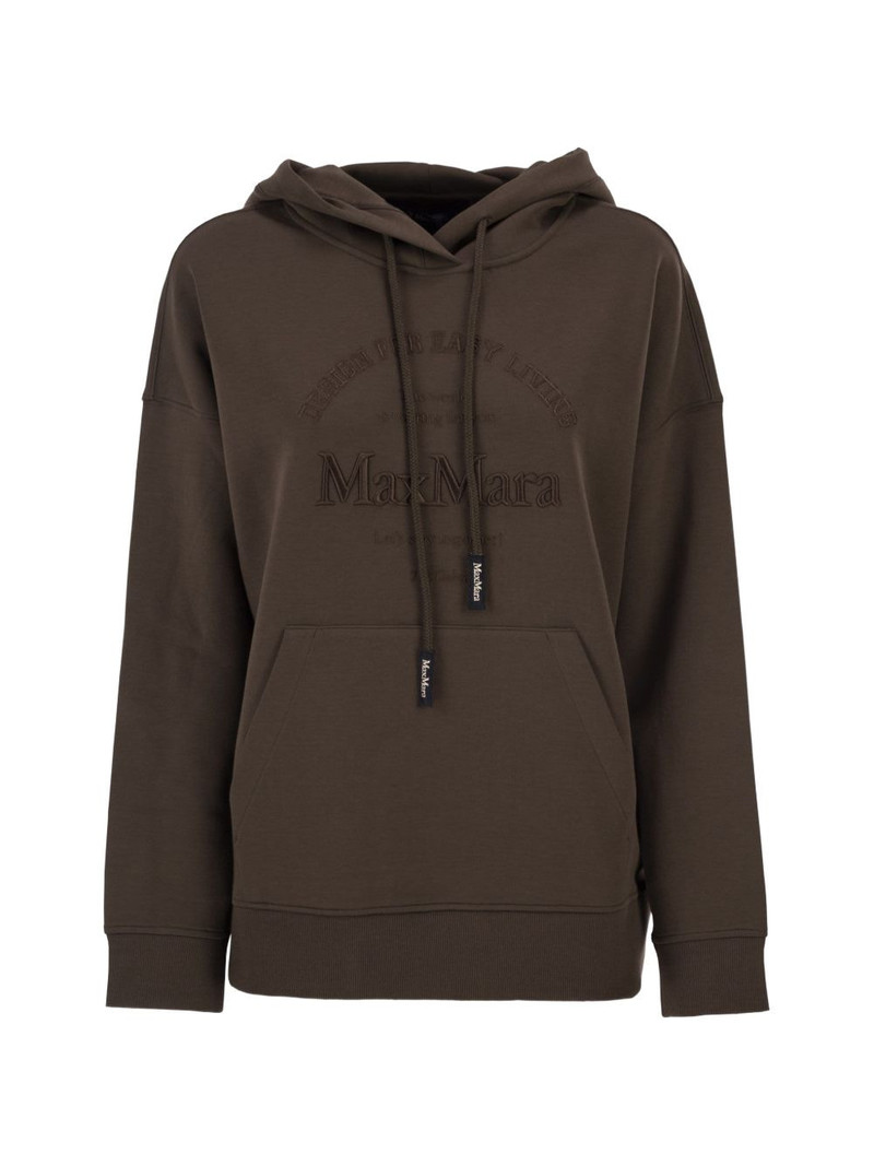 Mandrea embroidered-logo sweatshirt 1