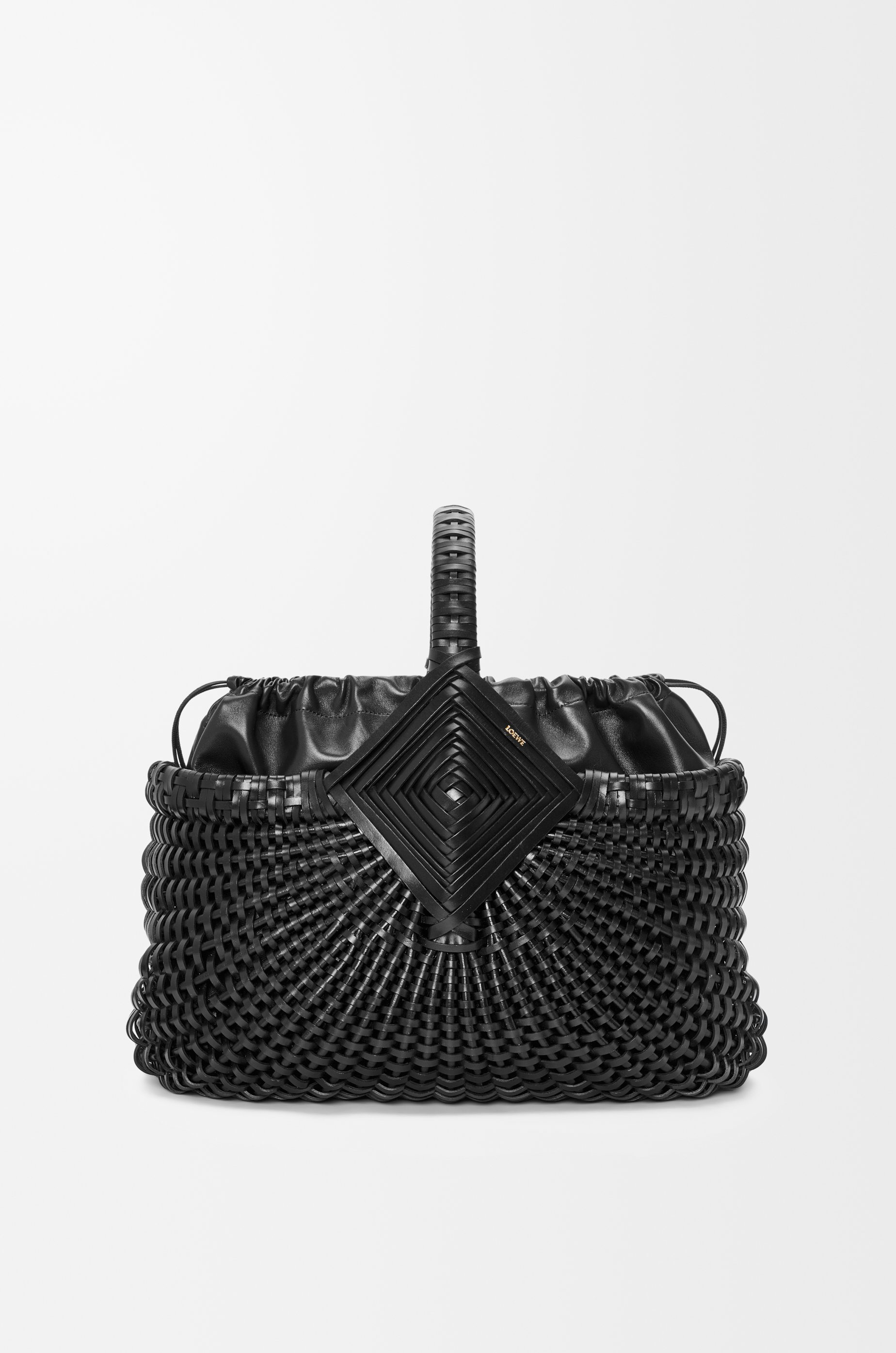 Diamond Square Basket in calfskin - 1