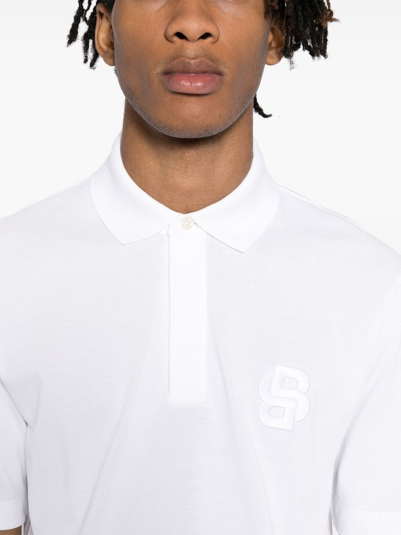 concealed placket polo shirt 5