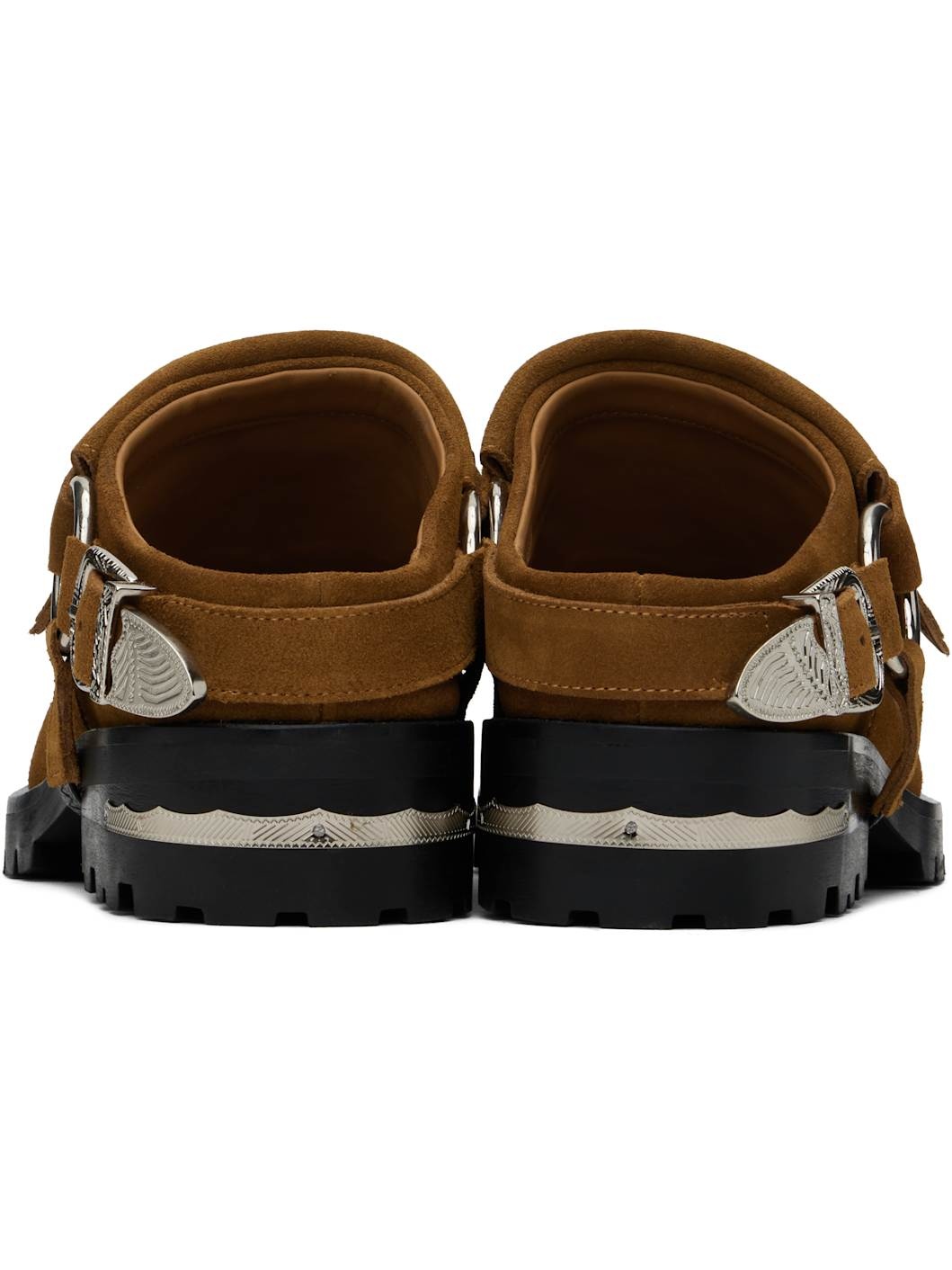 Tan Suede Slip-on Loafers - 2