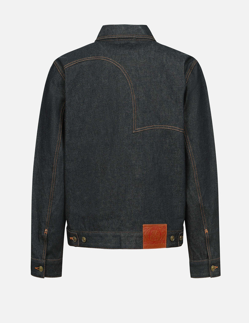 EVISU Seagull Print Relax Fit Denim Jacket outlook