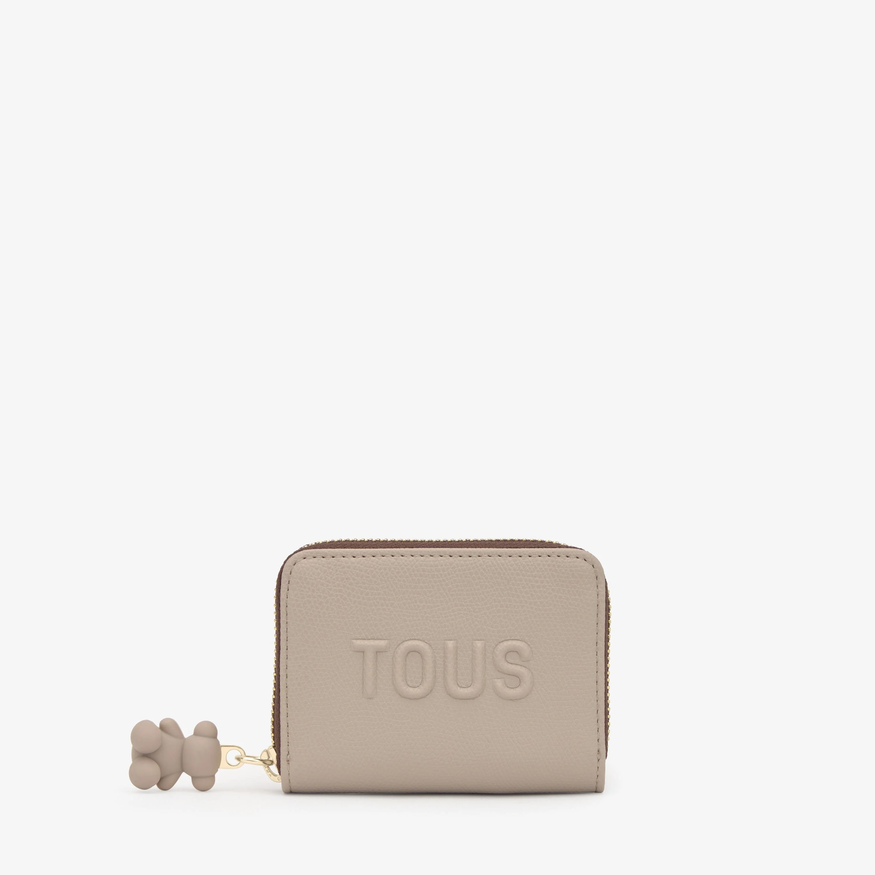 Taupe-colored Change purse TOUS Back to Basics - 1