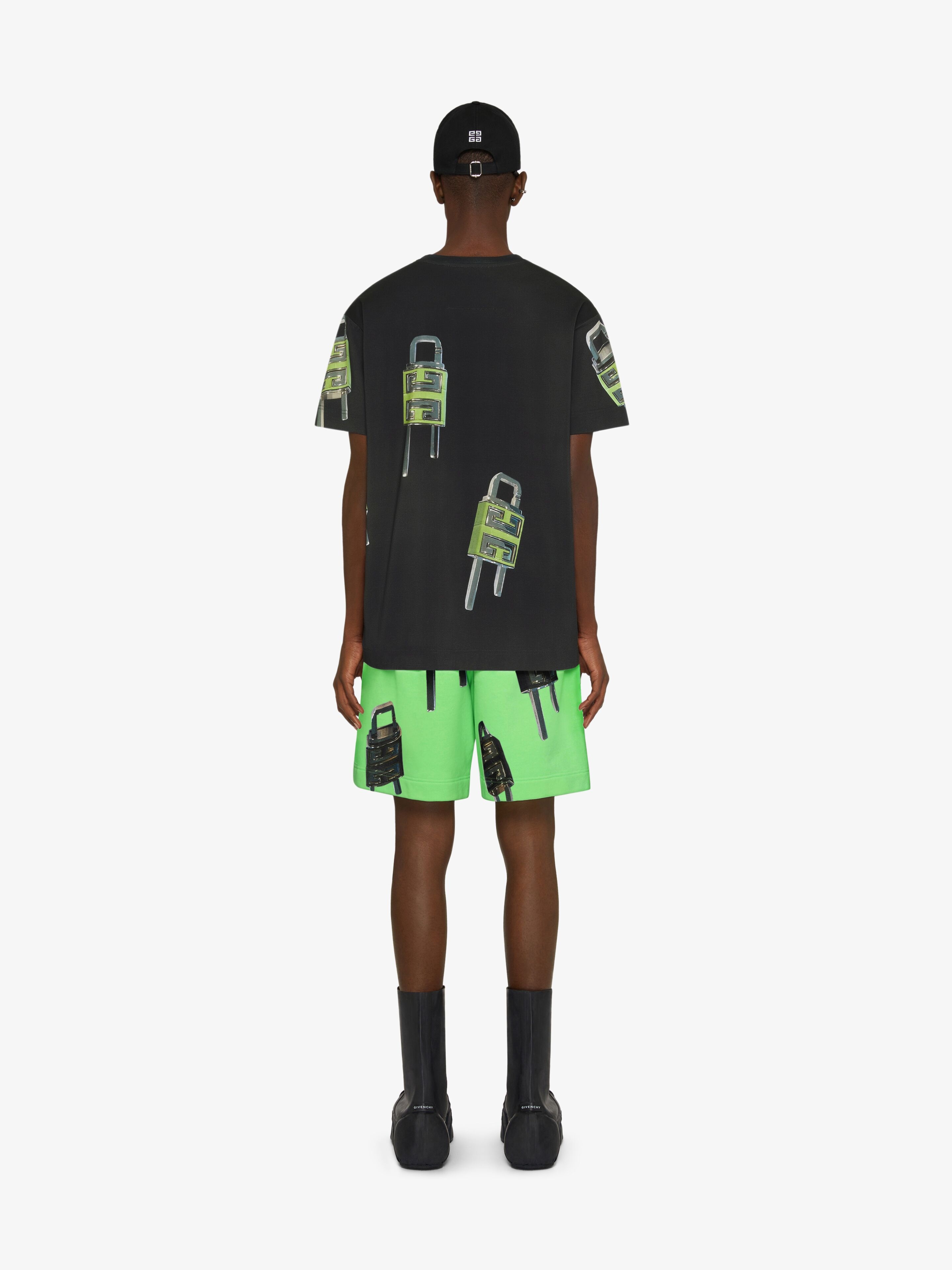 4G LOCK OVERSIZED T-SHIRT IN JERSEY - 4