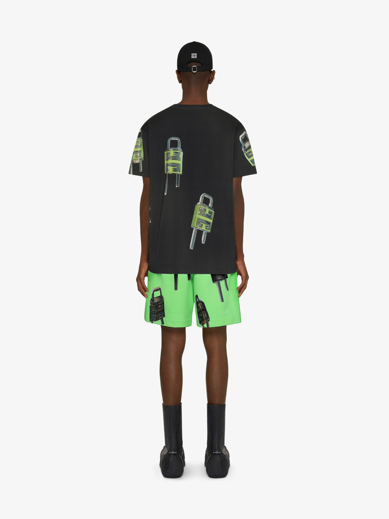 4G LOCK OVERSIZED T-SHIRT IN JERSEY 4