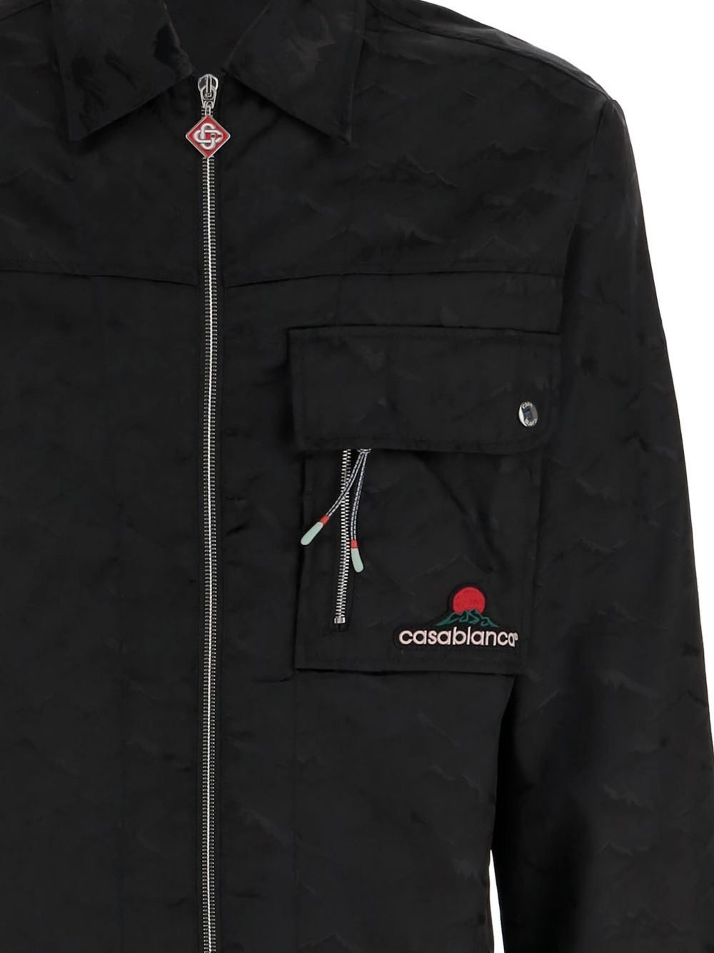 logo shirt jacket - 3