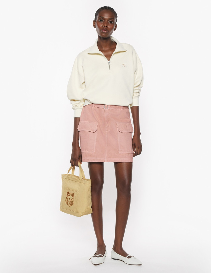 Maison Kitsuné BABY FOX PATCH HALF ZIP SWEATSHIRT outlook