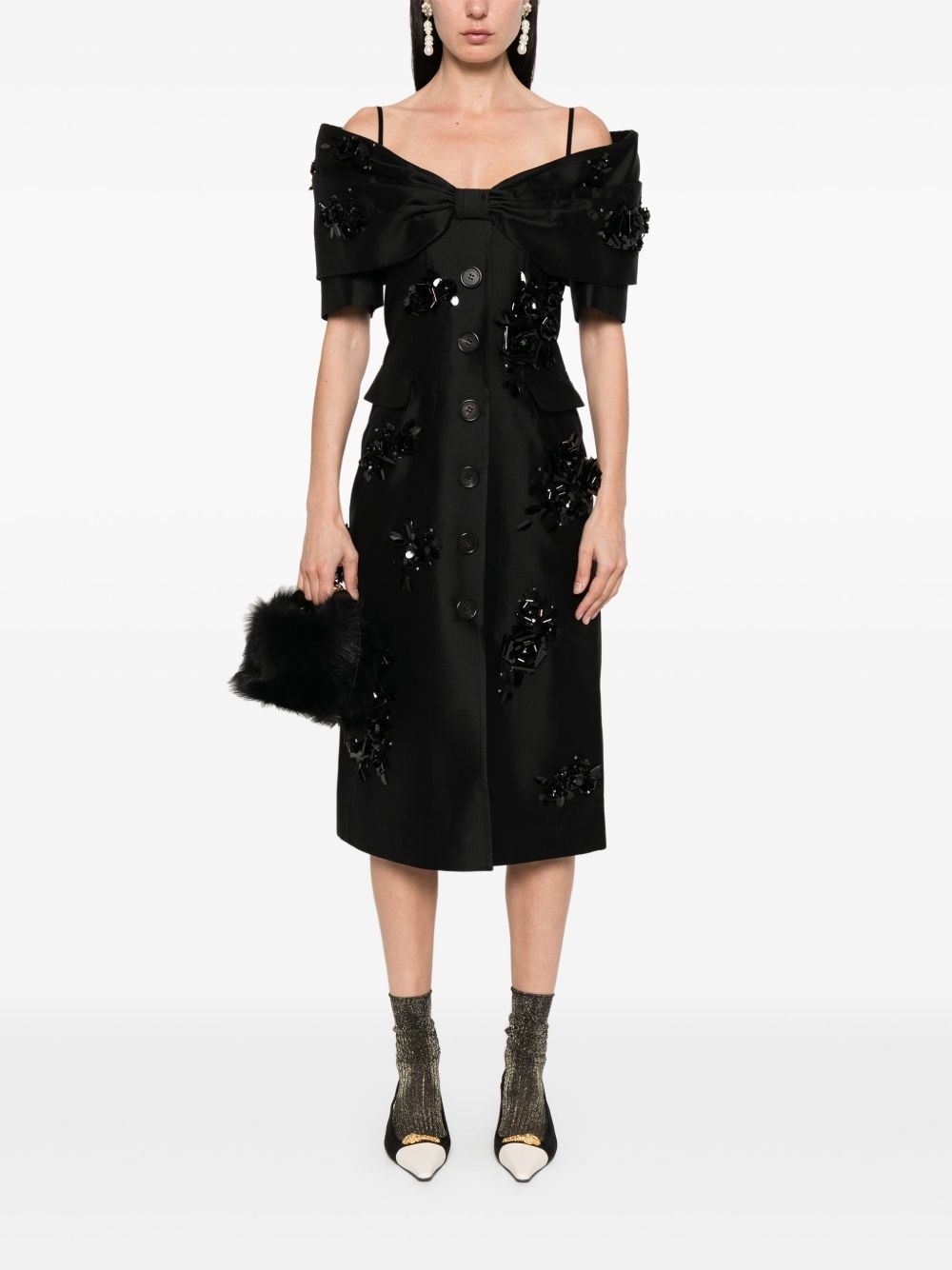 oversize bow dress - 2