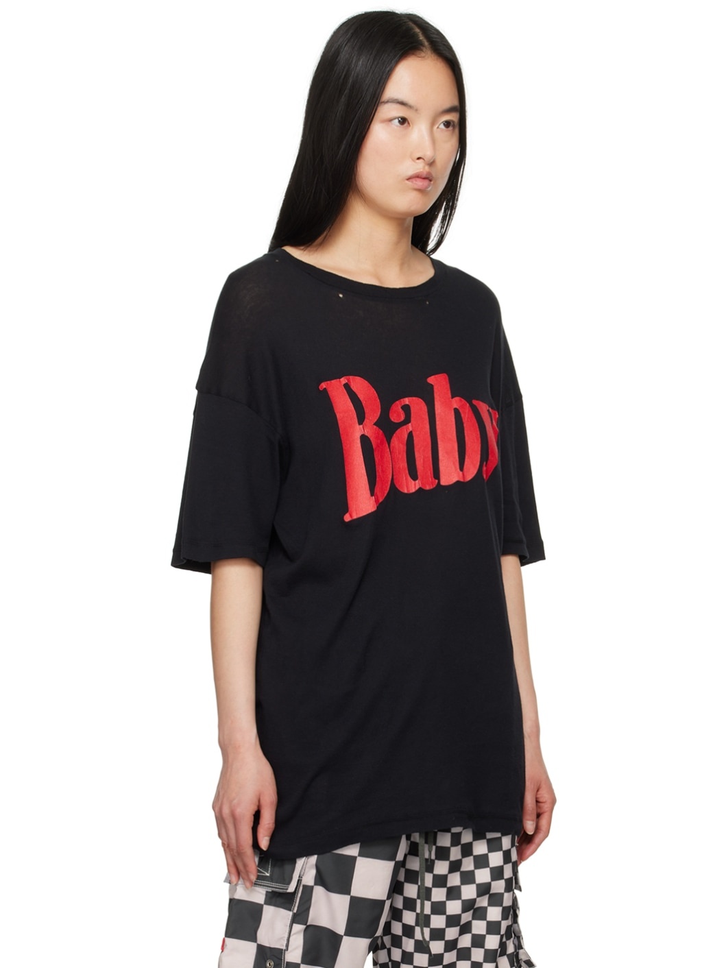 Black 'Baby' T-Shirt - 4