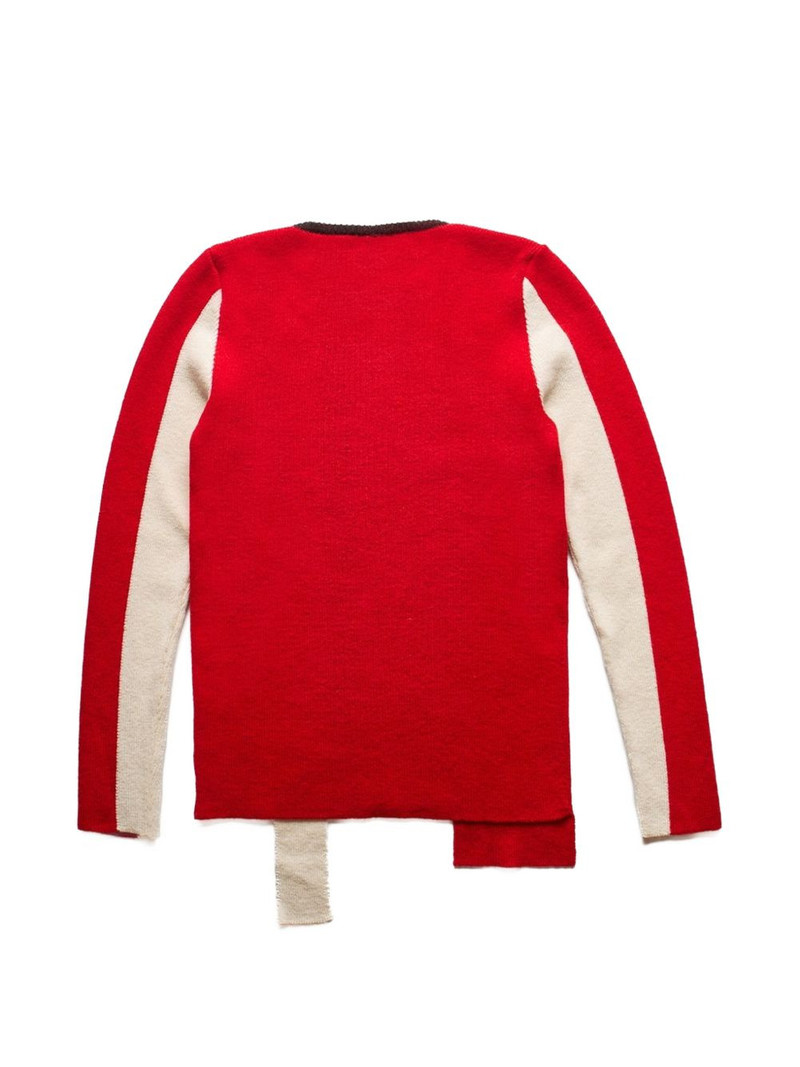 EDWARD CUMING intarsia striped top outlook